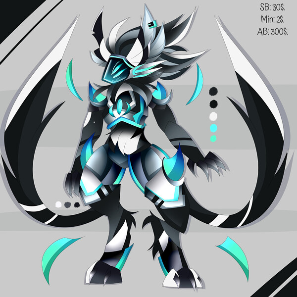 Protogen head art by Zephyrrcue -- Fur Affinity [dot] net