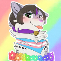 Trans Pride Kitty
