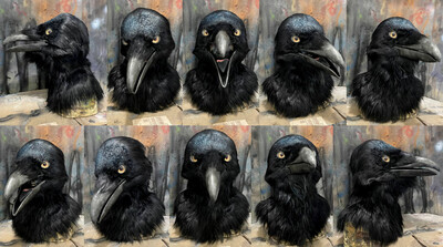 Burd scale feather cutting in faux fur! by crystumes -- Fur Affinity [dot]  net