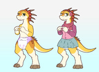 Dino Daycare - Team Hell Creek (Underwear) by yipthecoyotepup -- Fur  Affinity [dot] net