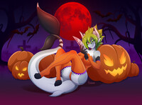 YCH: Pumpkin mask (sinister version)🎃🔪1