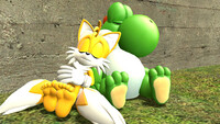 Tails & Yoshi Sleepy Feet