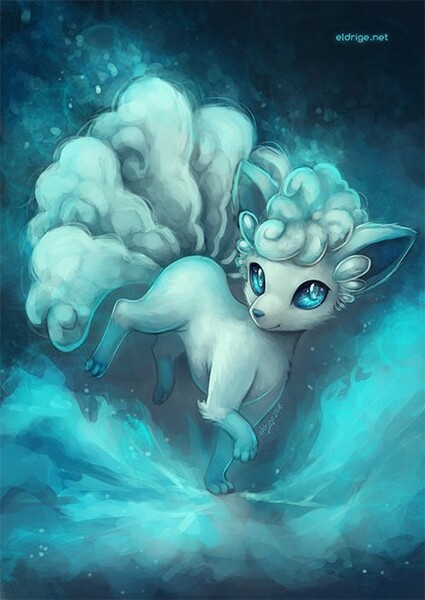 Vulpix de Alola  Pokemon alola, Pokemon painting, Cute pokemon wallpaper