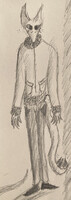 pencil ward facing the camera