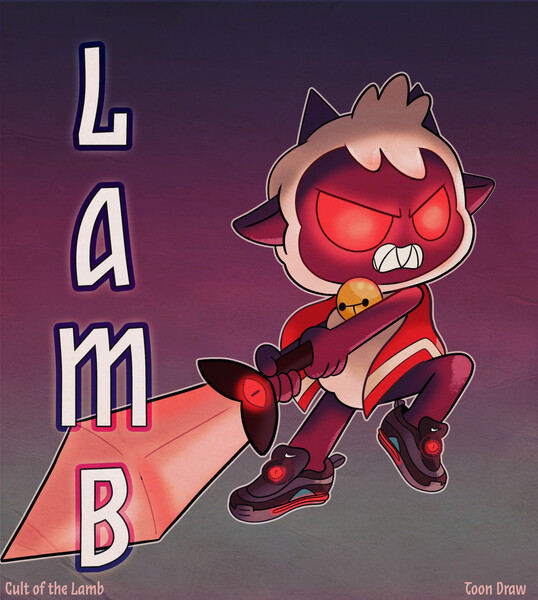 MIKEYMEGAMEGA on X: I will not play Cult of the Lamb until we finish this  drawing! Art Stream in an hour!  / X