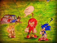 Sonic, Tails, and Knuckles at Sonic by Kitsuoi -- Fur Affinity