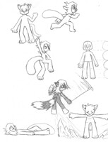 Chibi Animation Style Sketches