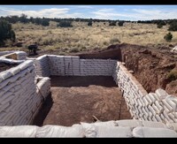 Our WIP mostly underground building