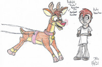 Rudy "Rudolph" Robertson the Red-Nosed Reindeer