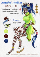 Annabel Volkar the zebra [SOLD]