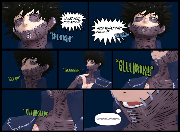 COMMISSION: Dabi's Angry Lil Snack (3/4) by AidanFireGuy -- Fur ...