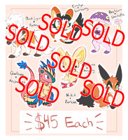 Pokemon Fusion Adopts | $45 Each [CLOSED]