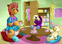 Princess Tea Party [commission]