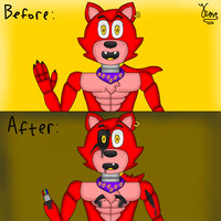 Withered Chica (Lina) by Kost-the-cheshirecat -- Fur Affinity [dot] net