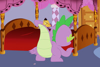 "We're down here, Spike!"