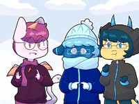 [C] It's not that cold...but ok