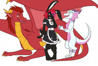 Helping out the Bunny by Sazandora