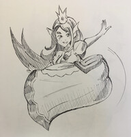 Monster Prom - Miranda Vanderbilt Peach Bomber