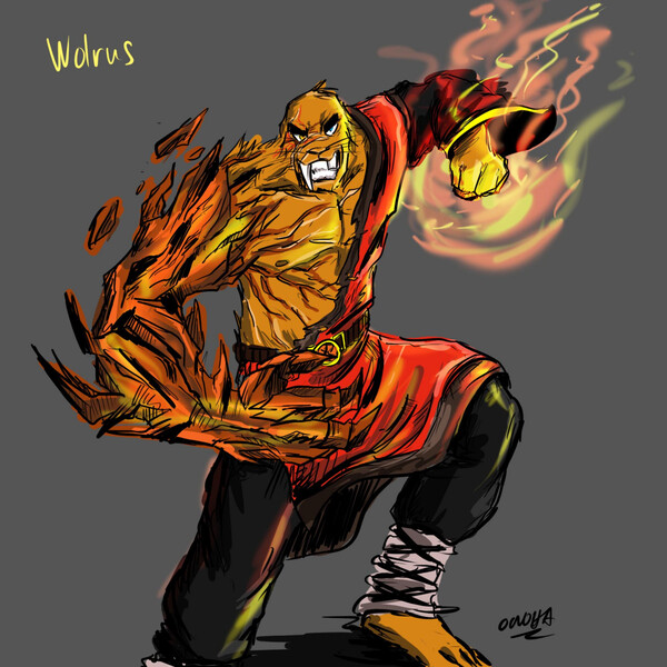 OC Sketch Concept ( Wolrus the Walrus) by Onoha -- Fur Affinity [dot] net