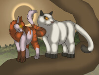 Warrior Cats- Firepaw, Graypaw, Ravenpaw by Woofstep -- Fur Affinity [dot]  net