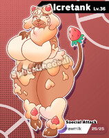 [SOLD]Miltank x Alcremie Fusion ADOPTABLE!
