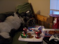 "Can't... finish... it all..." *faint*