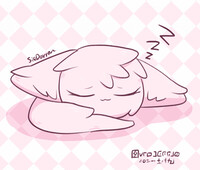 Sleeping Fluffy Ball