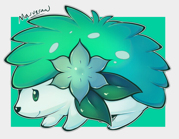 203kib, 827x706, Shiny Shaymin By Silverxale-d38d7h3 - Shiny