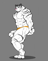 Side tricep pose