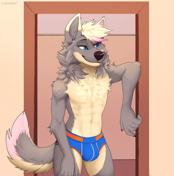 Male Furry Underwear Bulge