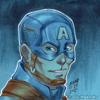 Captain America Postit