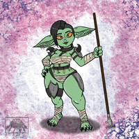 Goblin Chieftess Battle Ready