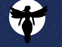 Angel silhouette