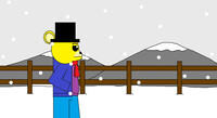 Golden Winter Walk