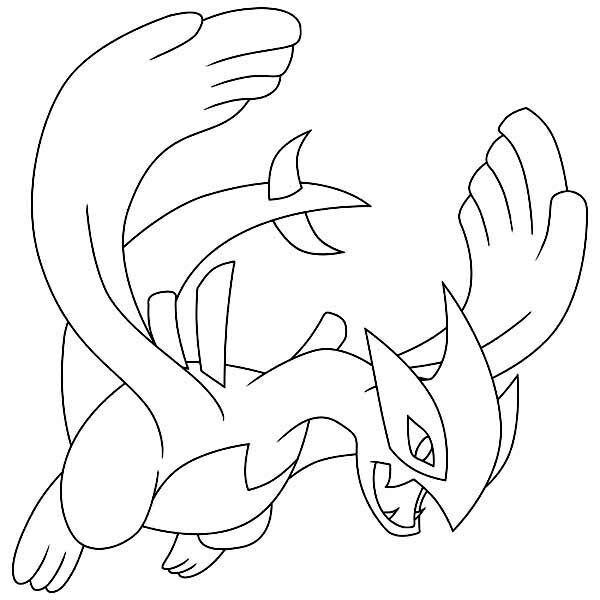 lugia coloring pages