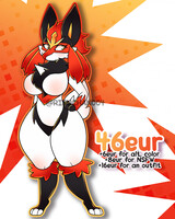 🔥 CLOSED - Lucario x Cinderace ADOPT