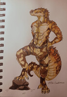 Alastor but croc