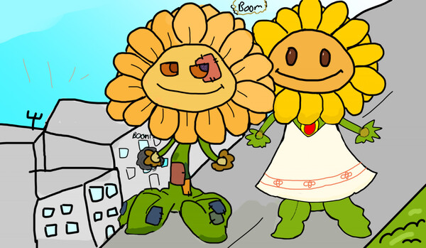 Sunflower - PvZ2 Fanart by HyperspacialArtist -- Fur Affinity [dot] net