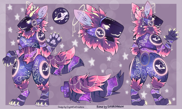 Protogen Adopt: Fae - Set Price (Closed) by CryptidCatCreations on