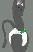 Thicc Diapered Cat Boy