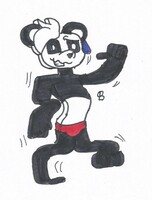 Ander the Flat Panda