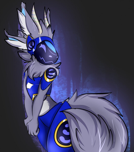 blue protogen head by RedIn -- Fur Affinity [dot] net