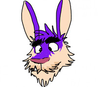 Bad Drawing of Skippy With A Mustache