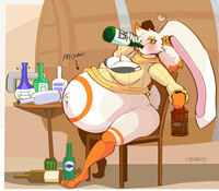 she drinkin