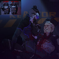 "Blackmail" [Fanart | AmongUs]