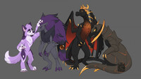 Headpats for the Zoroark and Haxorus