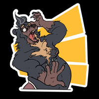 Kaiba Face Glyren Sticker