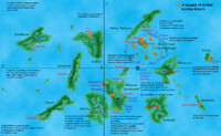 Map outlining the predacon assault on chakona.