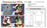Christmas icons YCH collabs!