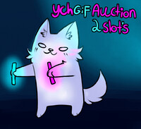 Glow sticks YCH GIF Auction (closed) (slight flash warnin...